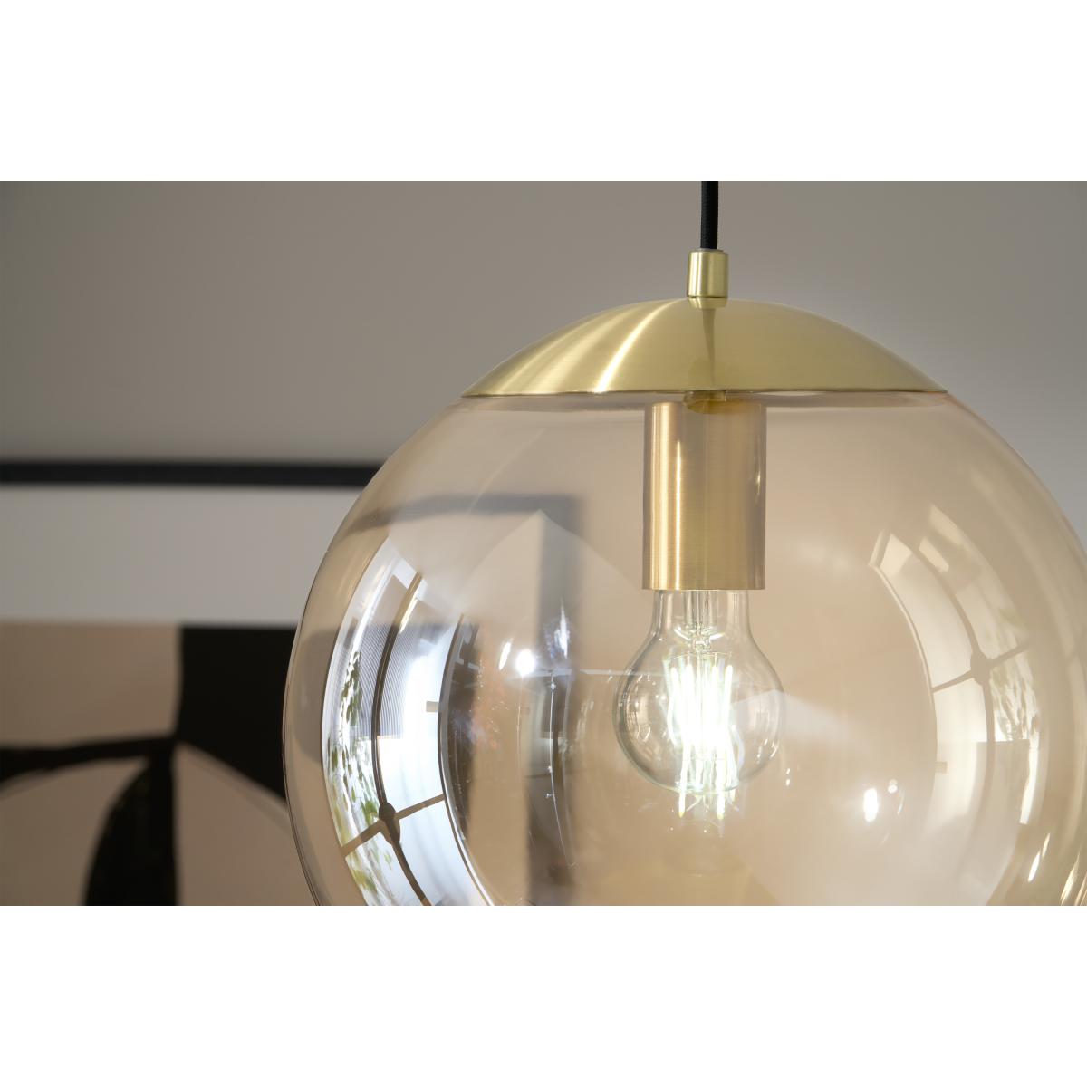 Turenne Ceiling Light, Champagne Glass & Brushed Brass – image 5