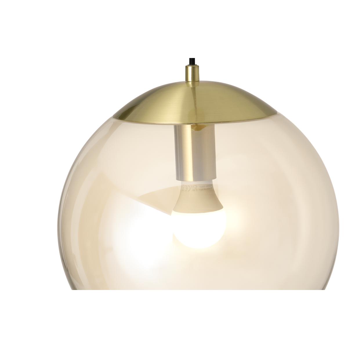 Turenne Ceiling Light, Champagne Glass & Brushed Brass – image 7
