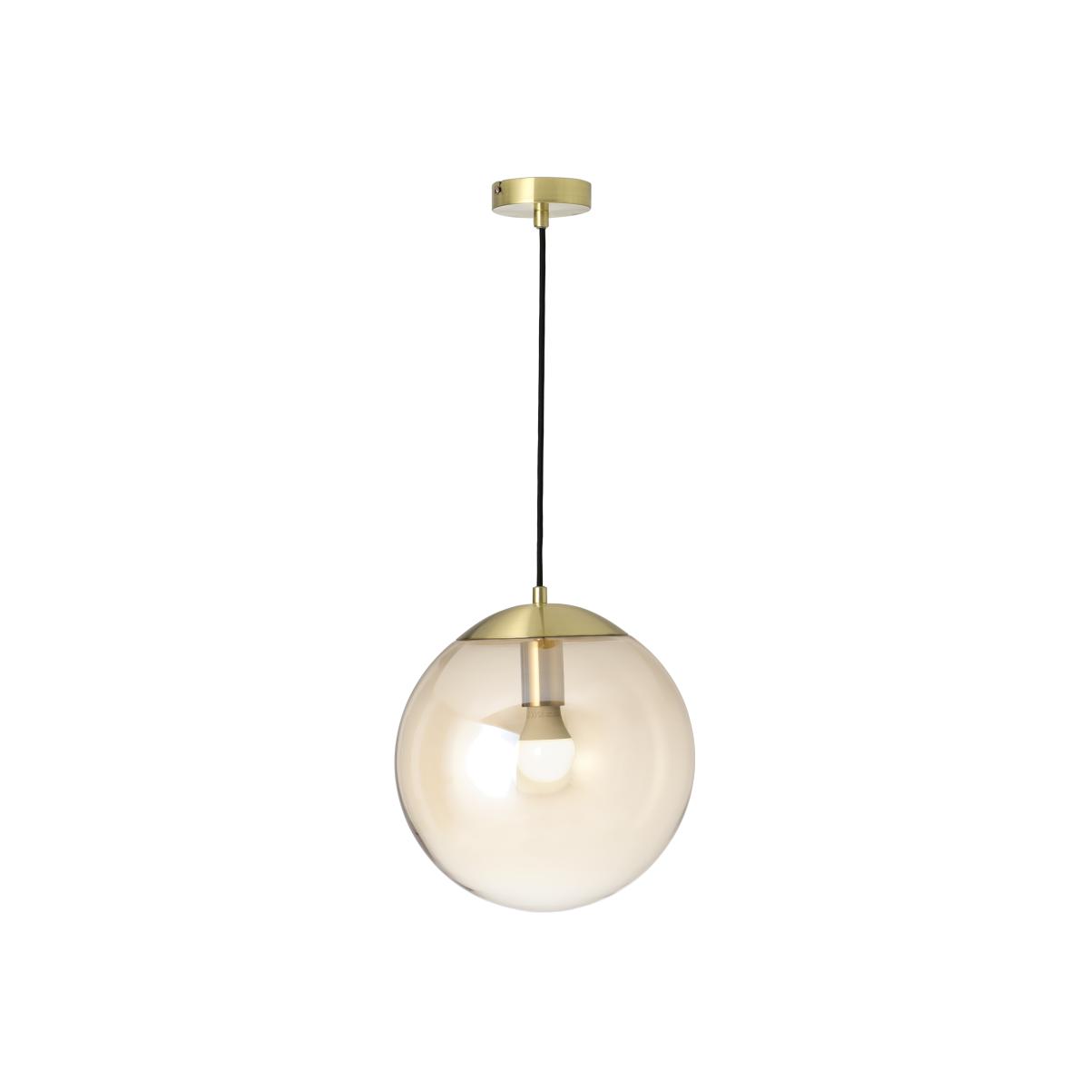 Turenne Ceiling Light, Champagne Glass & Brushed Brass – image 1