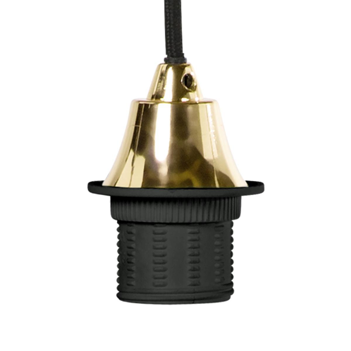 Fuse Drop Cap Pendant, Brass – image 2