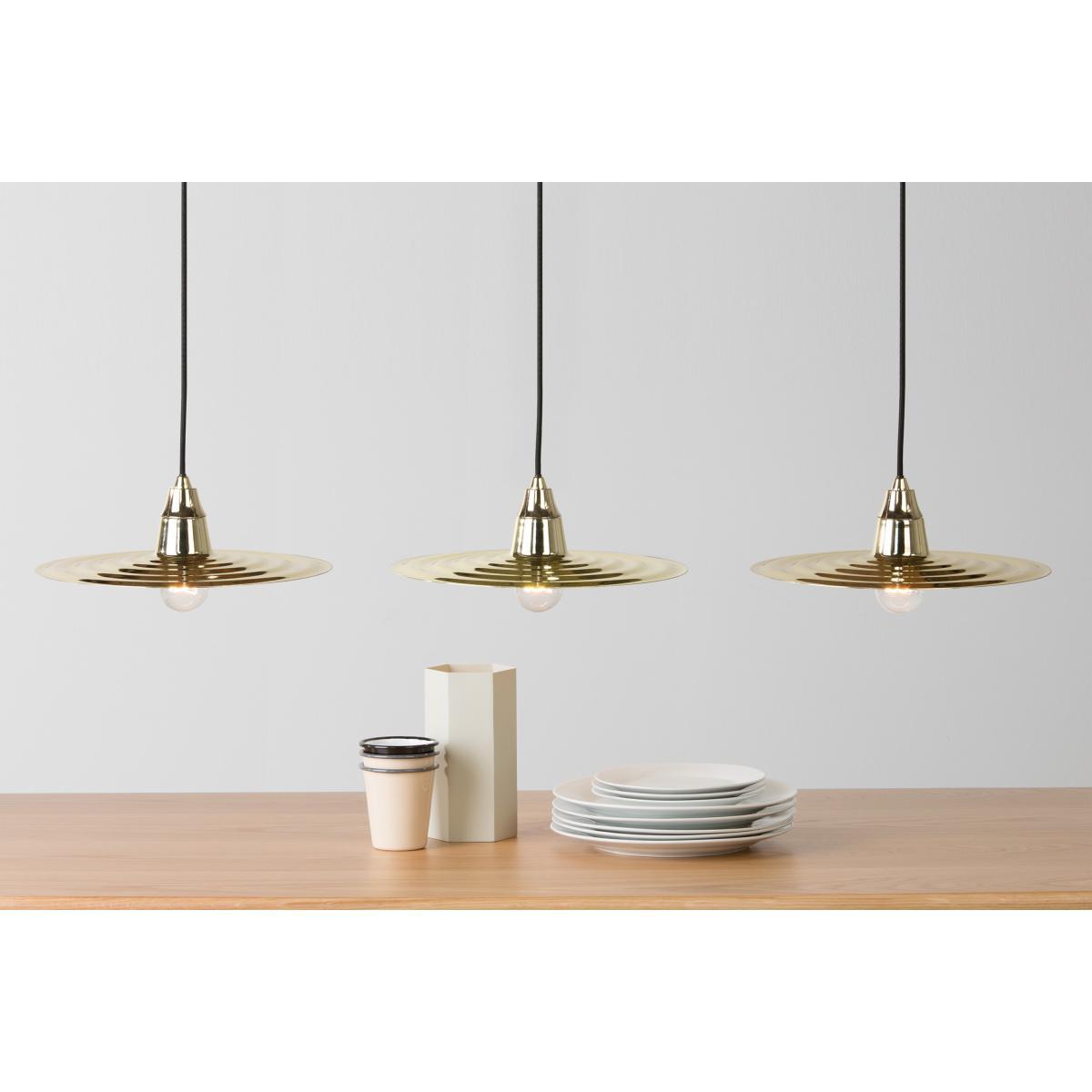 Fuse Drop Cap Pendant, Brass – image 4