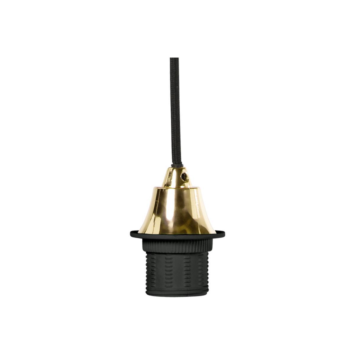 Fuse Drop Cap Pendant, Brass – image 1