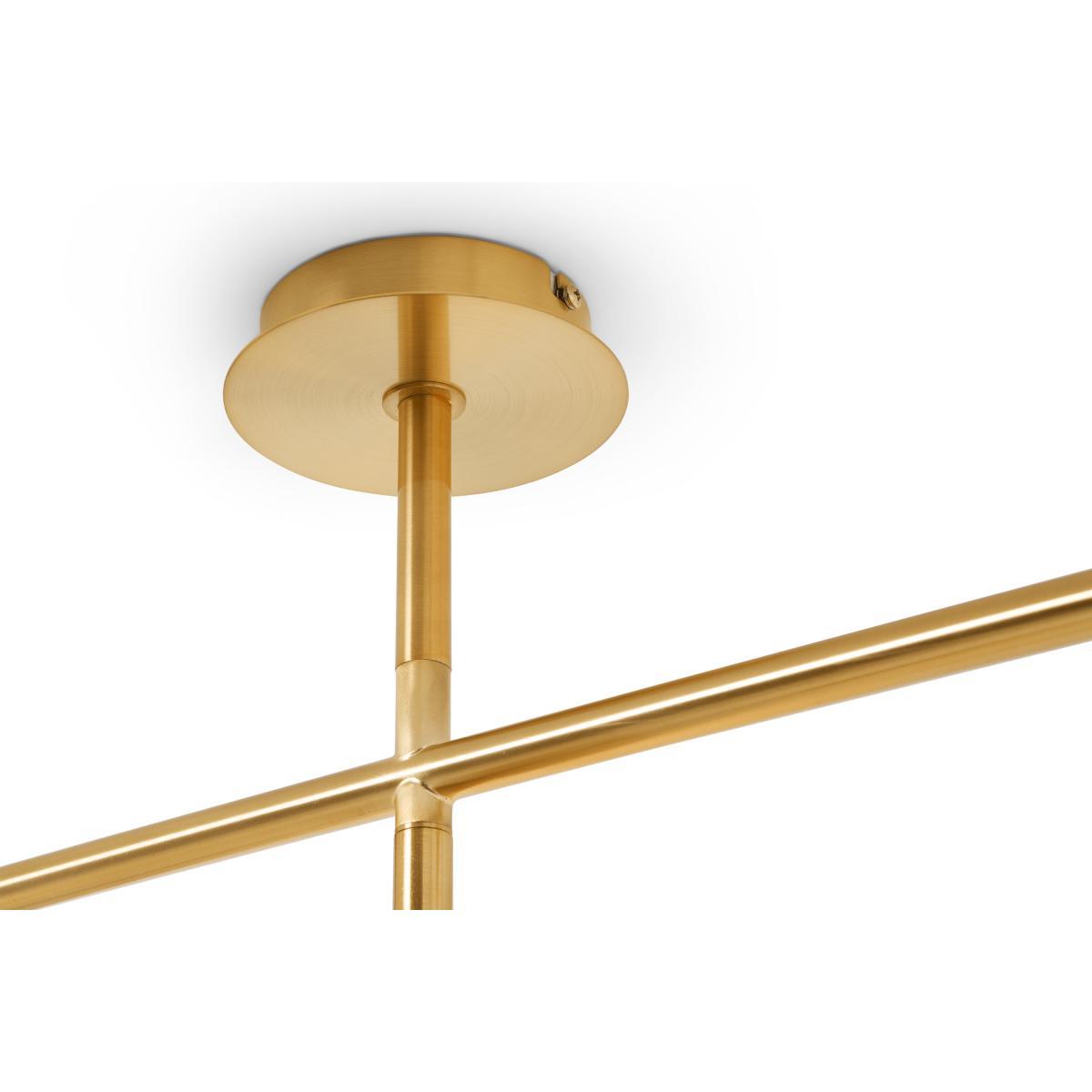 Maybn Flush Ceiling Light, Opal Glass & Wood – image 6