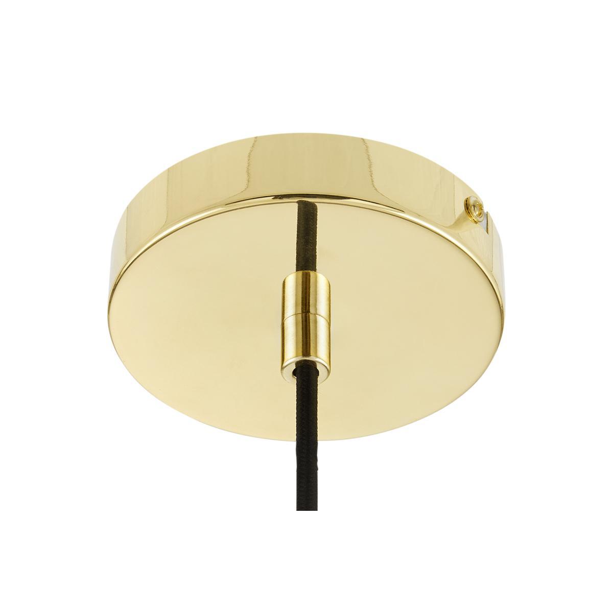 Brunswick Layered Pendant, Green & Brass – image 7
