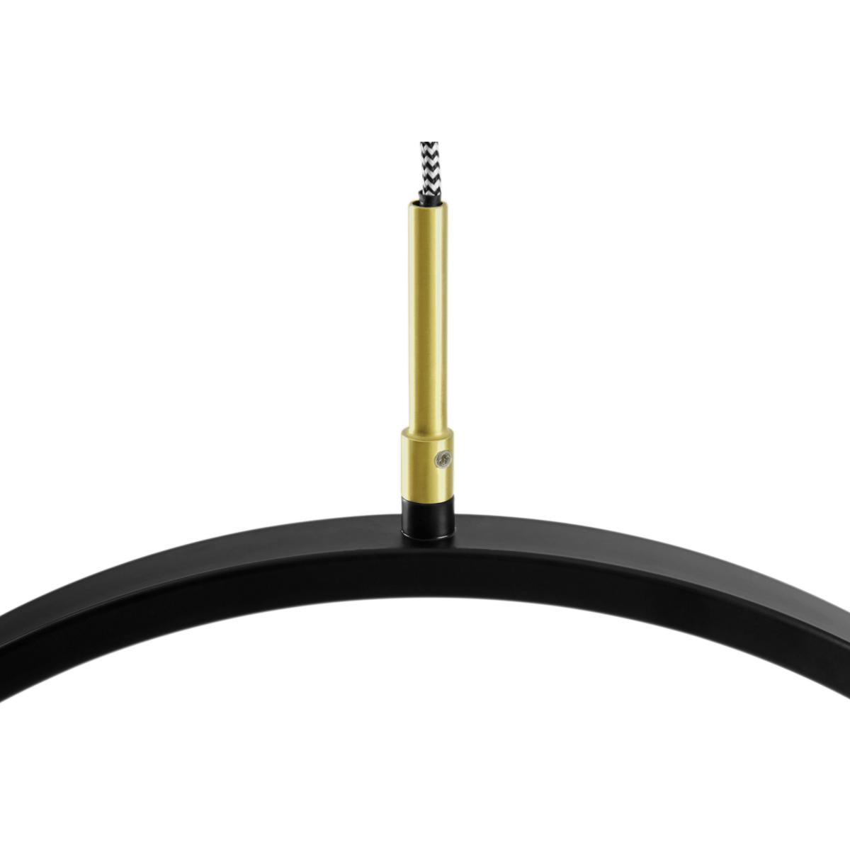Franz LED Pendant, Matt Black and Brushed Brass – image 7