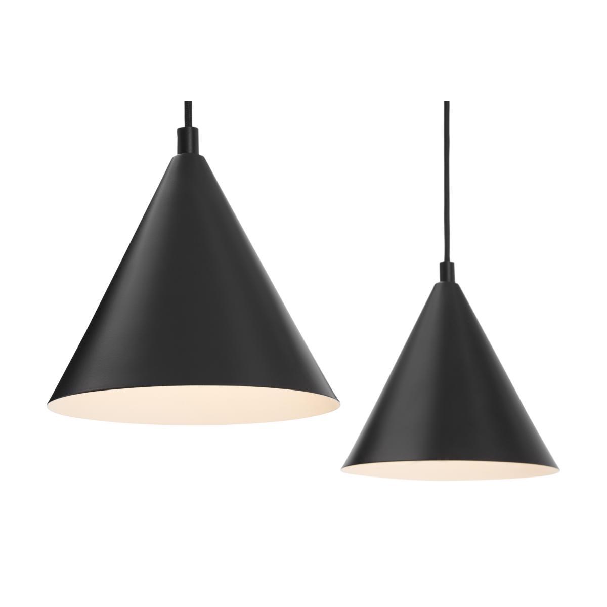 Amada Pendant Lamp, Black & Antique Brass – image 4