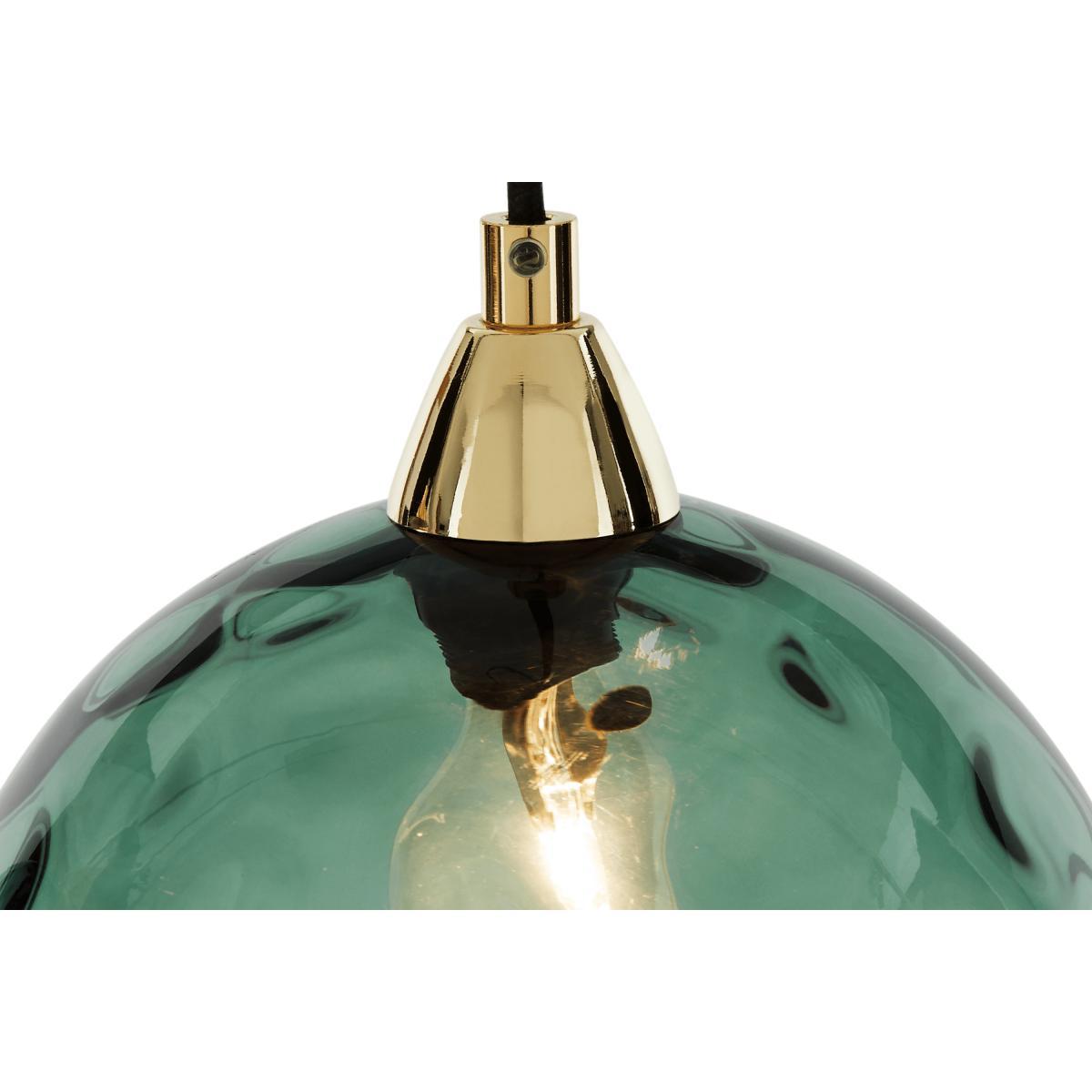 Ilaria Diner Pendant, Blue Multi & Brass – image 6