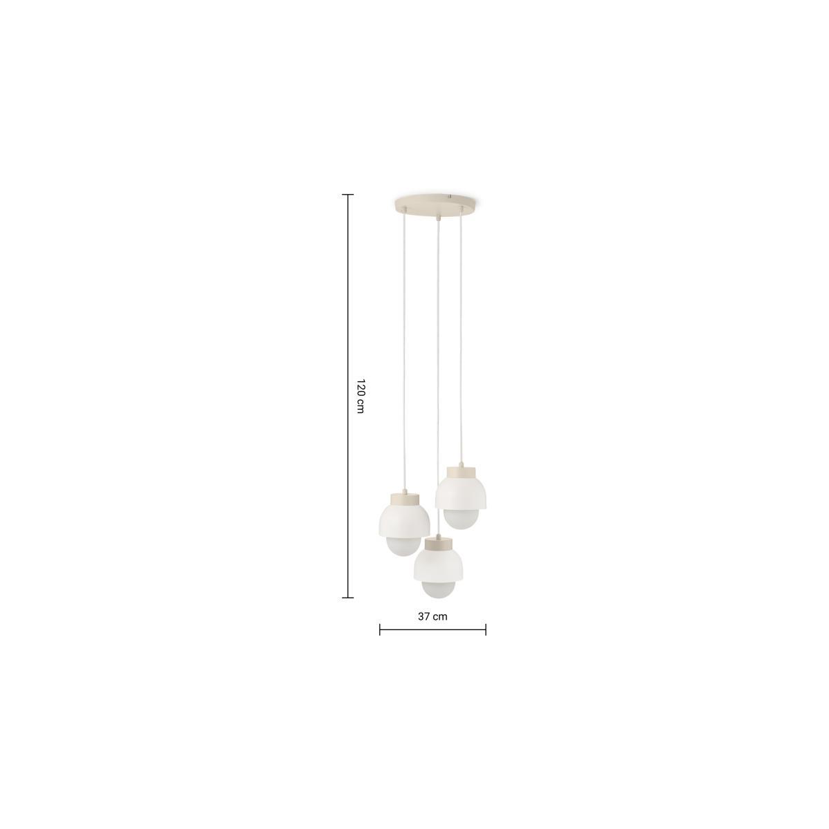 Arka 3 Light Cluster, Ivory Metal – image 8