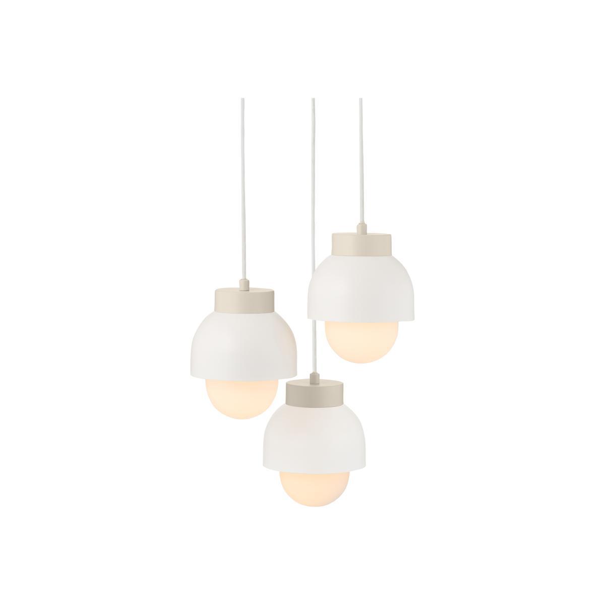 Arka 3 Light Cluster, Ivory Metal – image 1