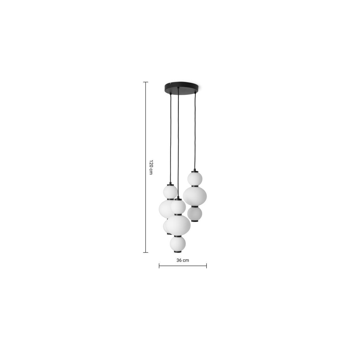 Ejner Cluster Ceiling Light, Black – image 8