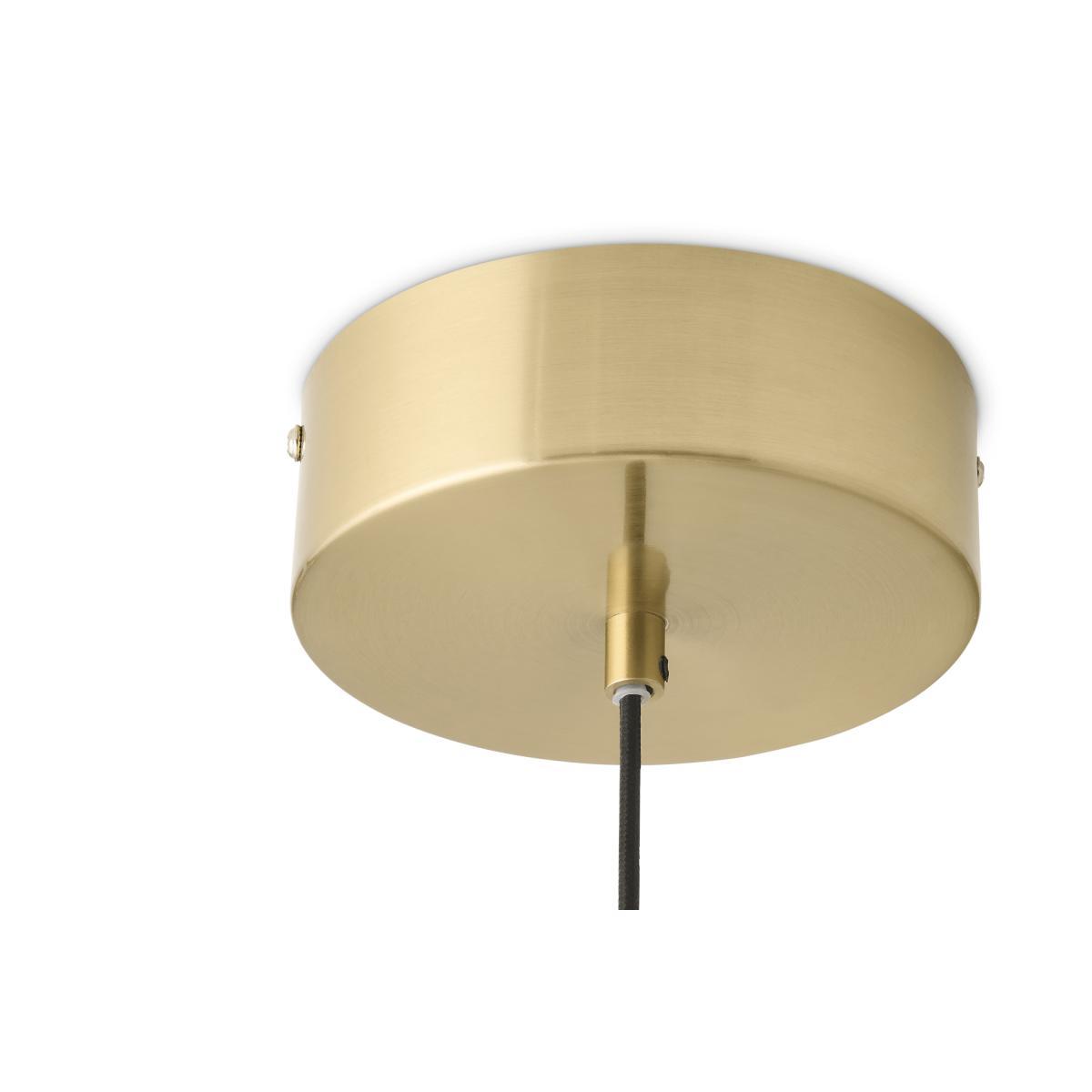 Verona LED Pendant Ceiling Light, Brushed Brass & Smoked Glass – image 7