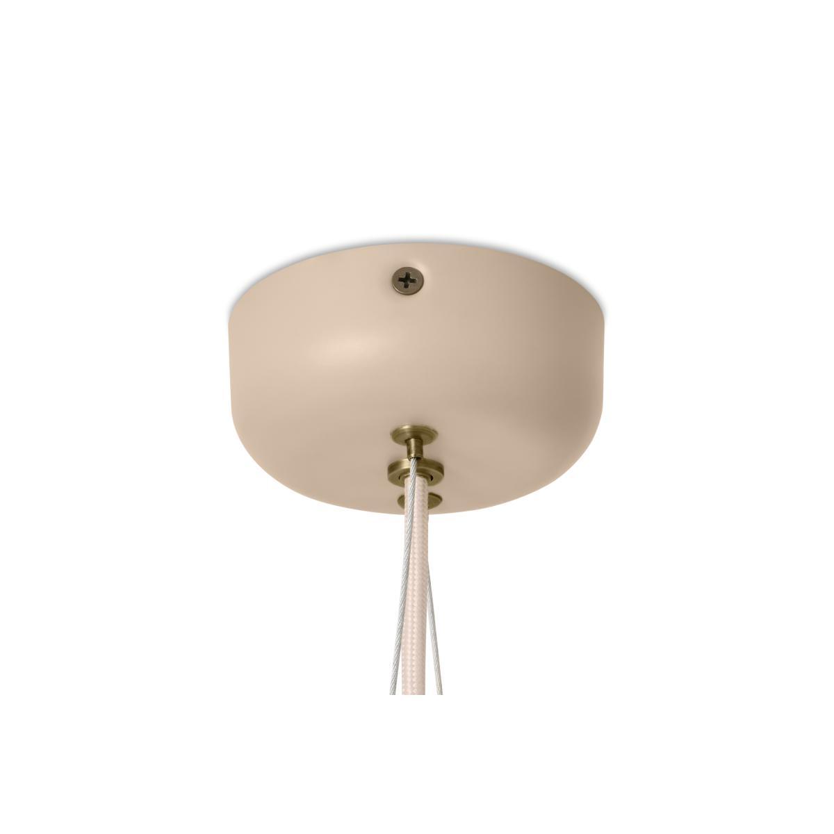 Naila Pendant Ceiling Light, Burgundy & Ivory – image 5