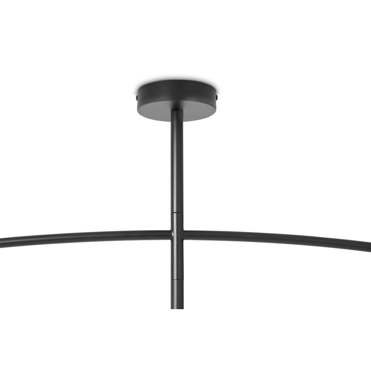 Calico Pendant Lamp, Black & Brass – image 4