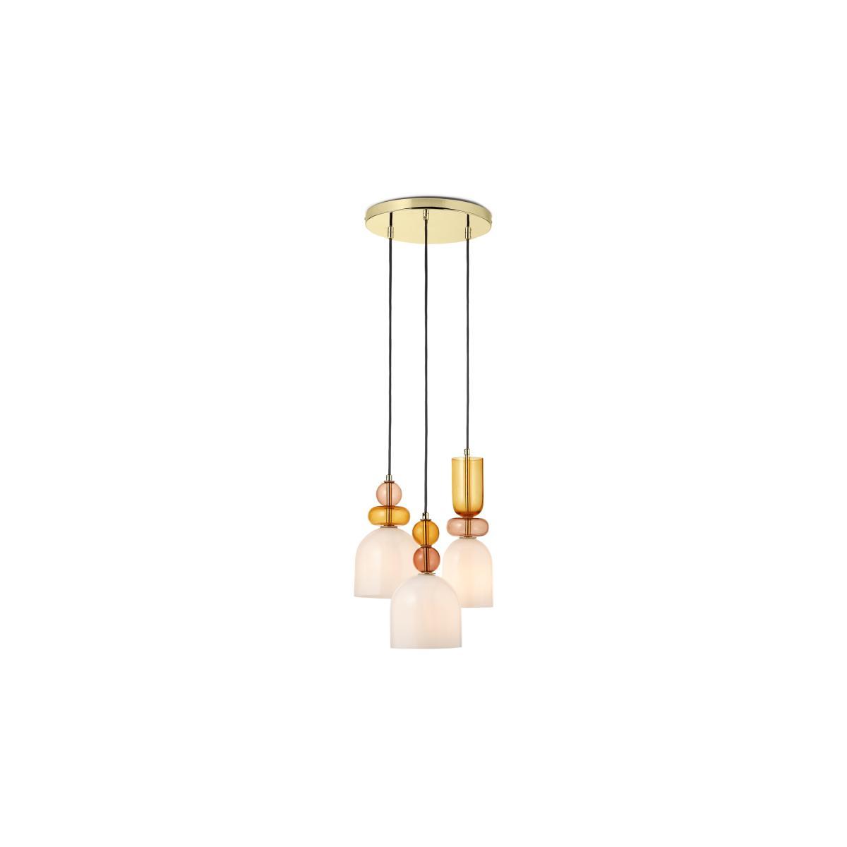 Whitney Cluster Pendant Lamp, Pink Multi – image 3