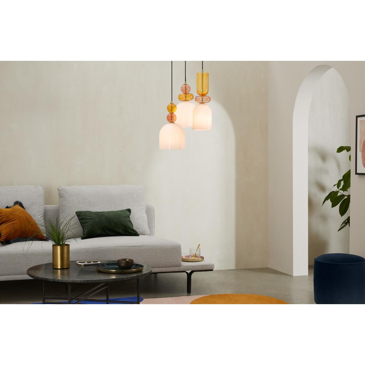 Whitney Cluster Pendant Lamp, Pink Multi – image 4