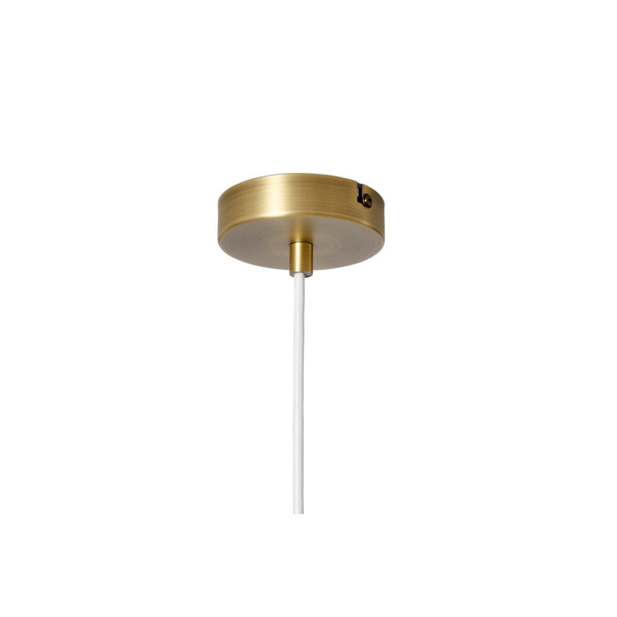 Fifi Glass Ceiling Light, Opal Glass & Brushed Brass – image 5