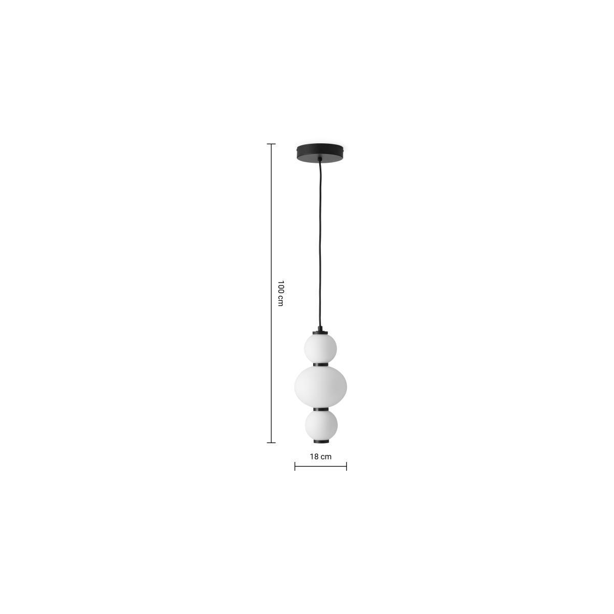 Ejner Ceiling Light, Black & White – image 8