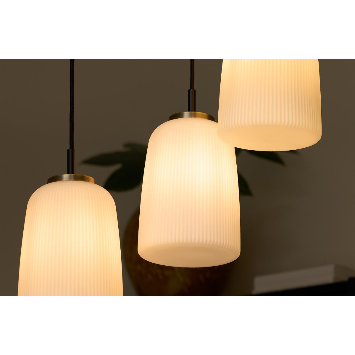 Ayala 5 Cluster Light, Black & Brass – image 4