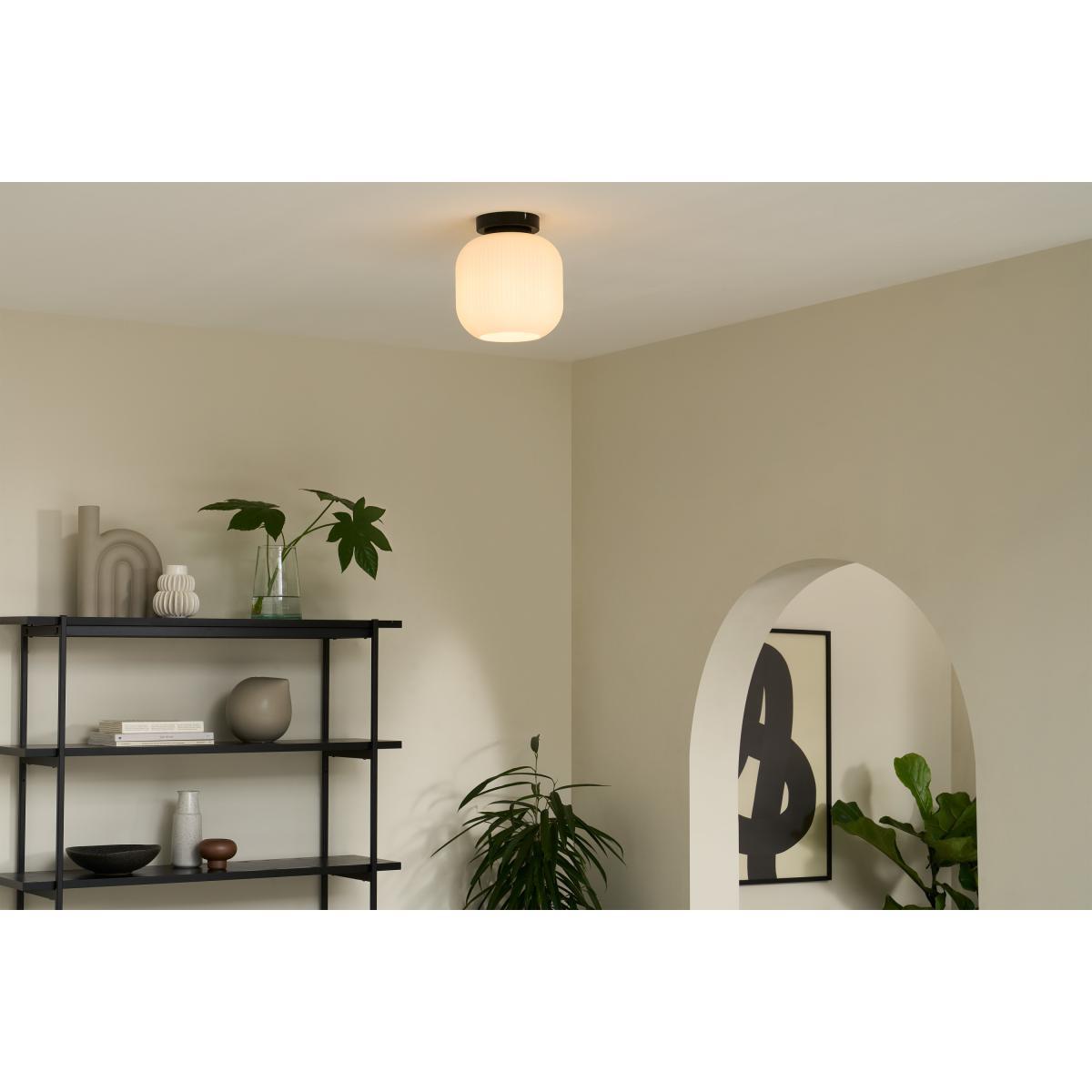 Ayala Flush Light, Black & Brass – image 3
