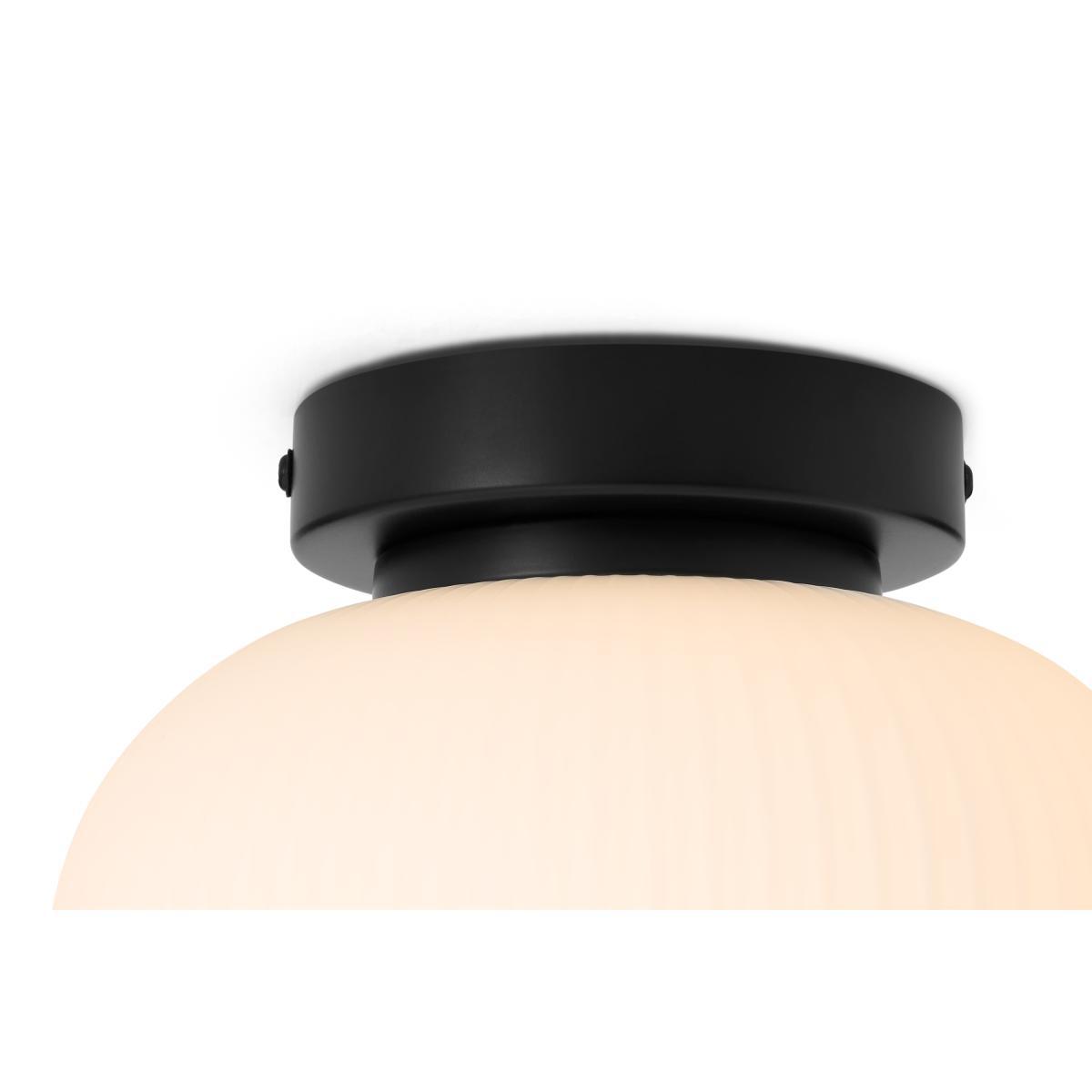 Ayala Flush Light, Black & Brass – image 6