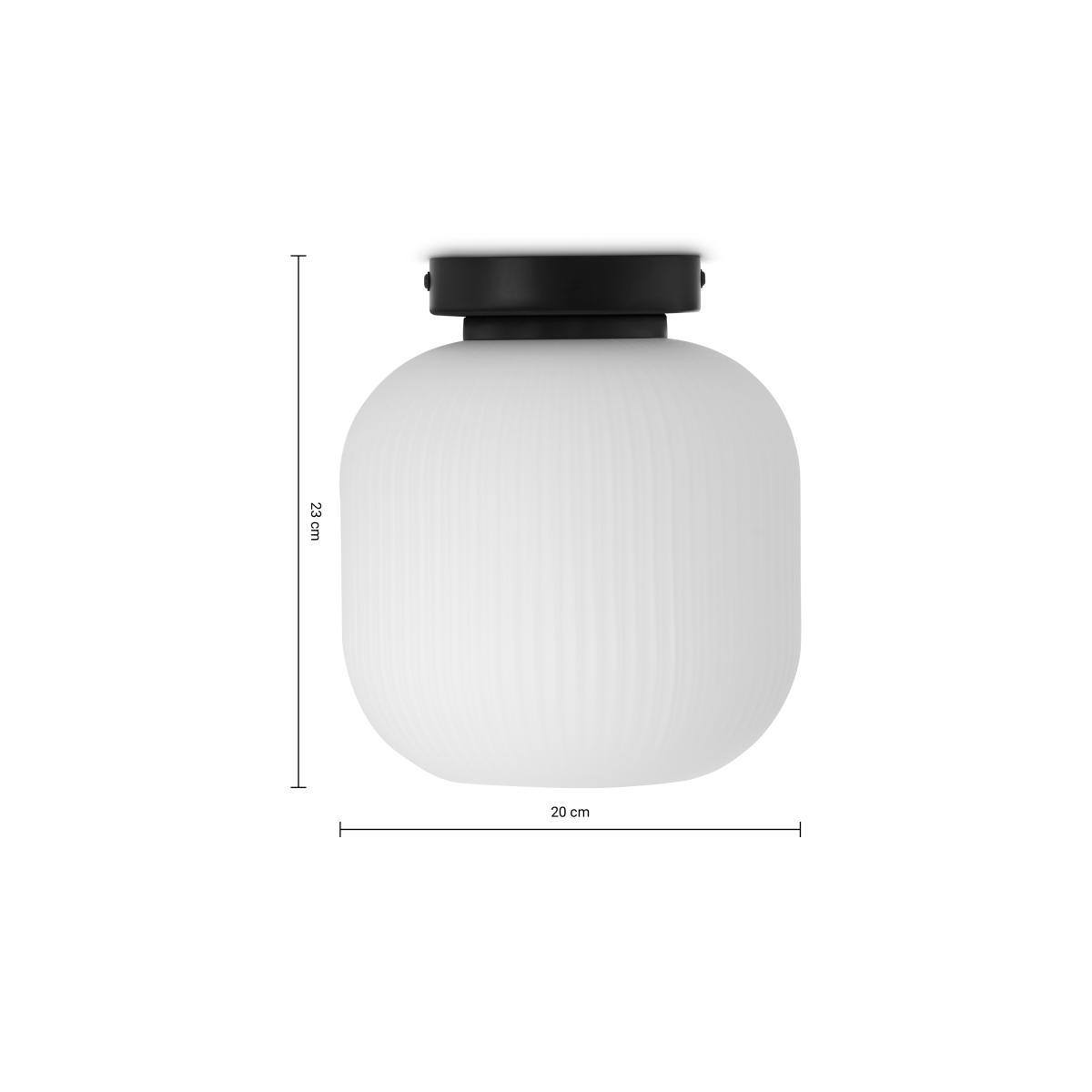 Ayala Flush Light, Black & Brass – image 8