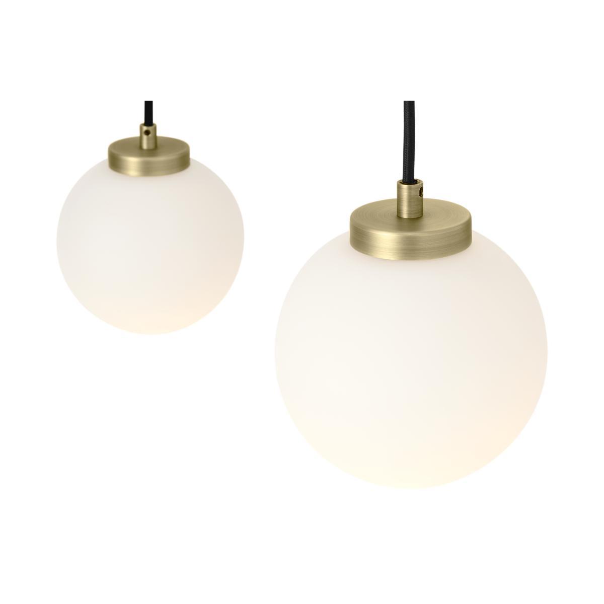 Nyro Chandelier Lamp, Black & Antique Brass – image 5