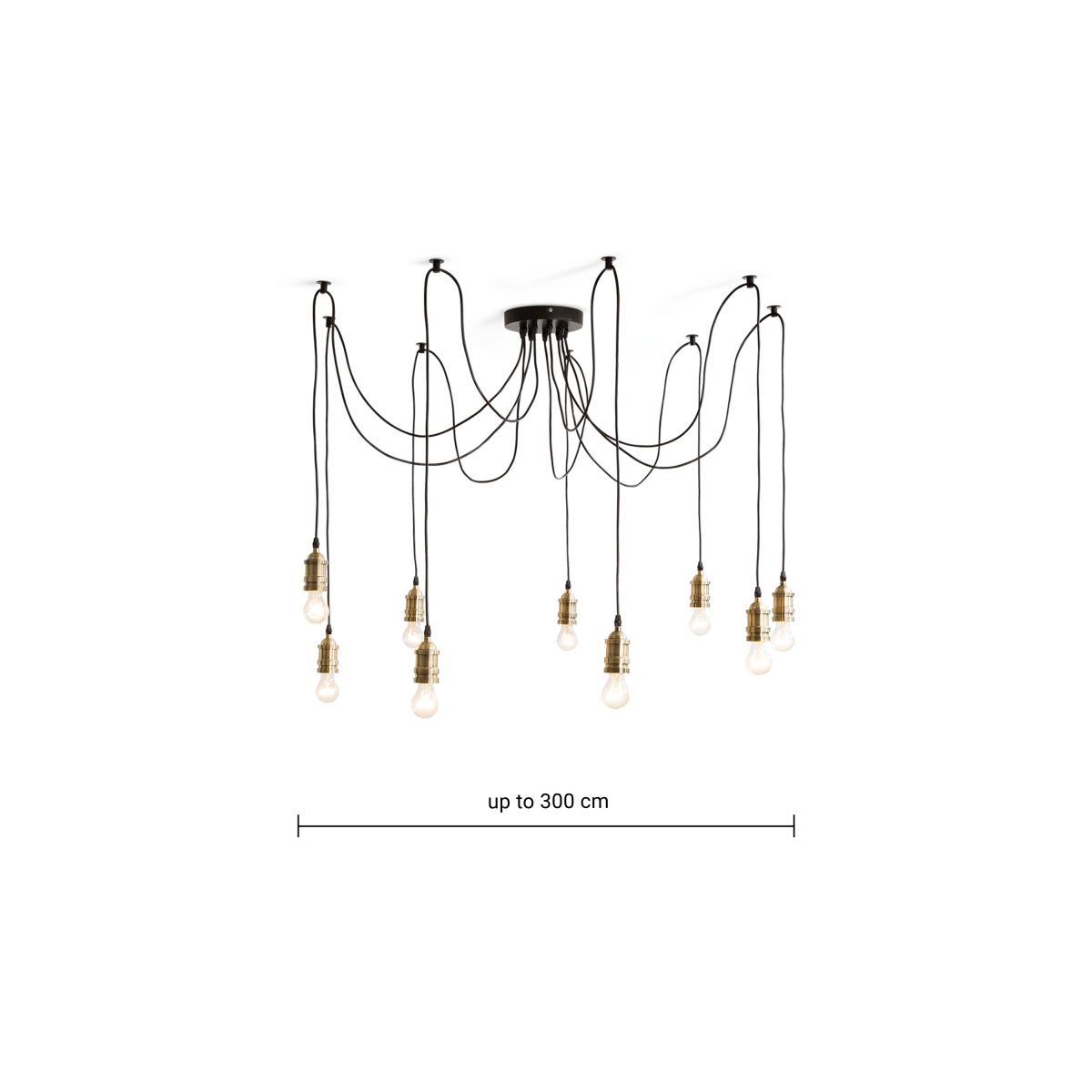 Starkey Chandelier, Brass – image 8