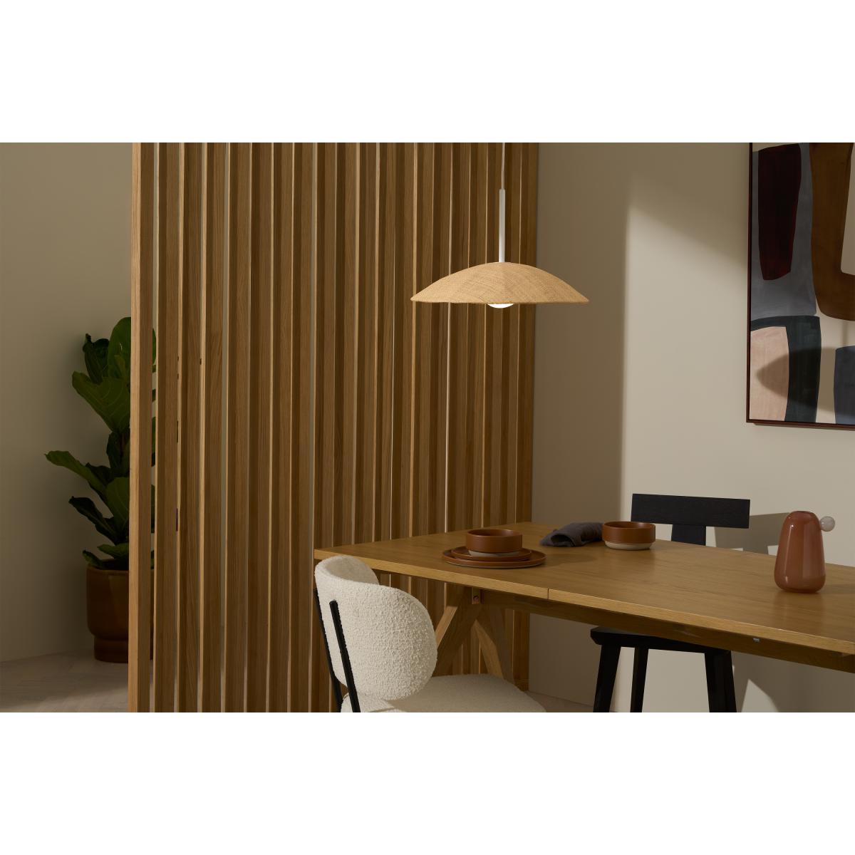 Bionda Pendant, Natural & Opal Glass – image 3
