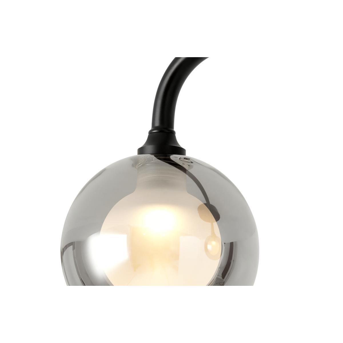 Masako LED 3 Light Bar Ceiling Lamp, Smoked & Opal Glass – image 6