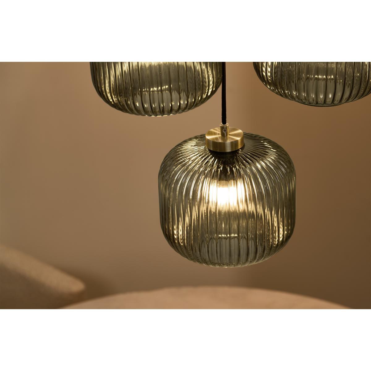 Briz 5 Light Cluster, Grey Glass – image 4