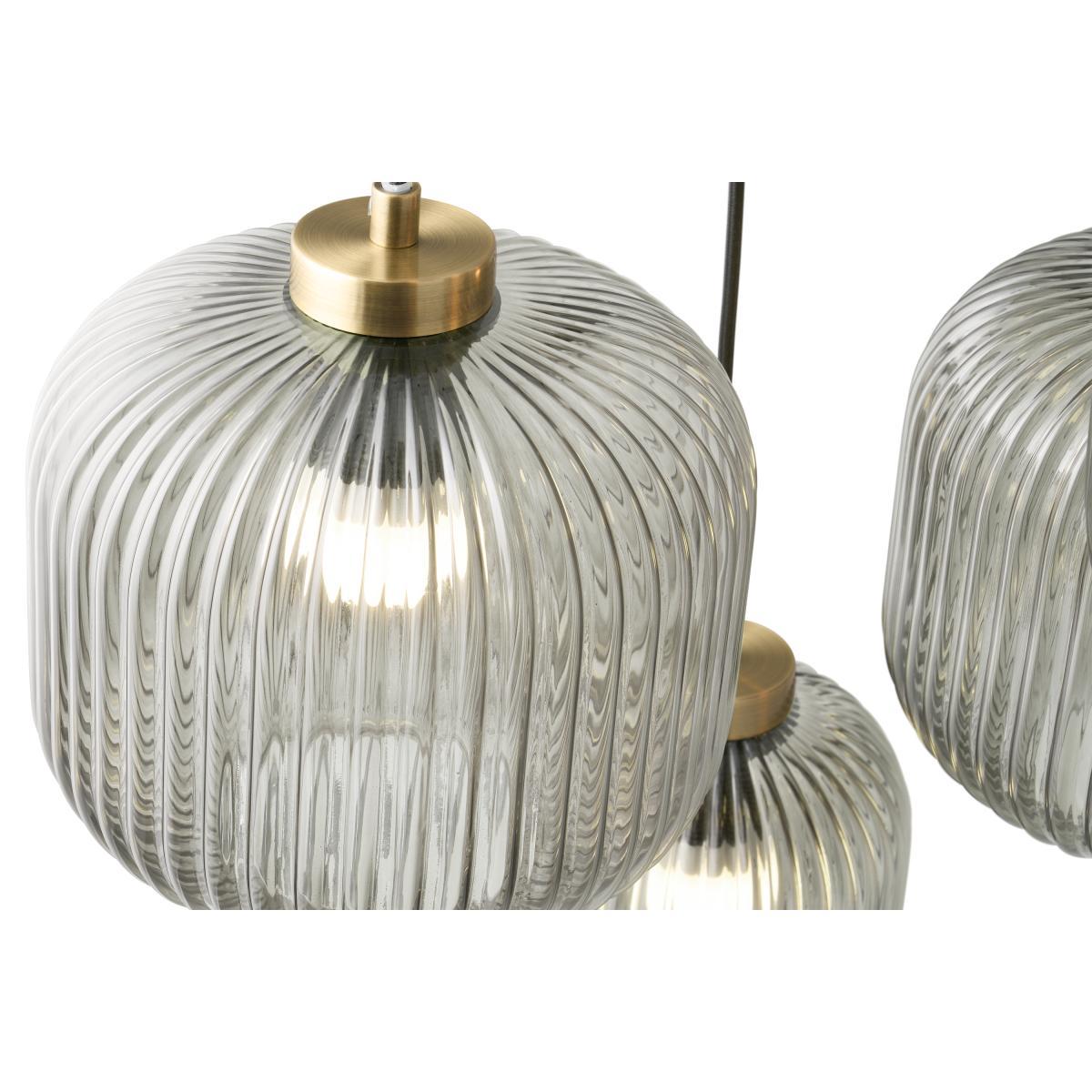 Briz 5 Light Cluster, Grey Glass – image 5