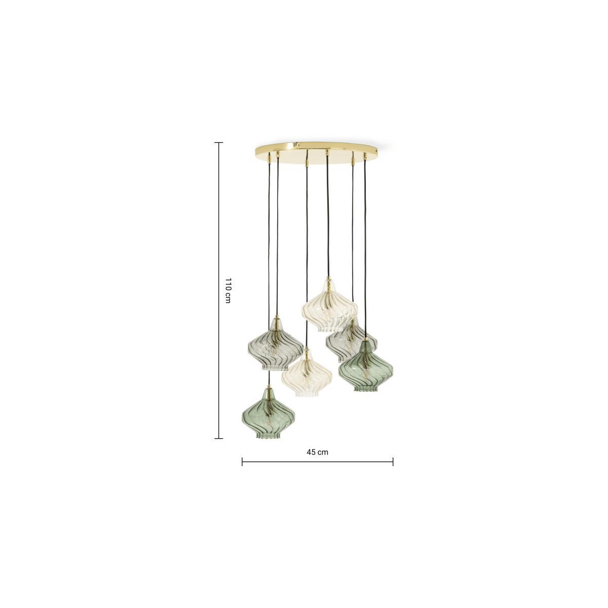Kaleido Ceiling Light, Extra Large, Green – image 7