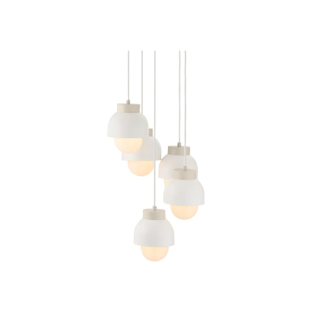 Arka 5 Light Cluster, Ivory Metal – image 1