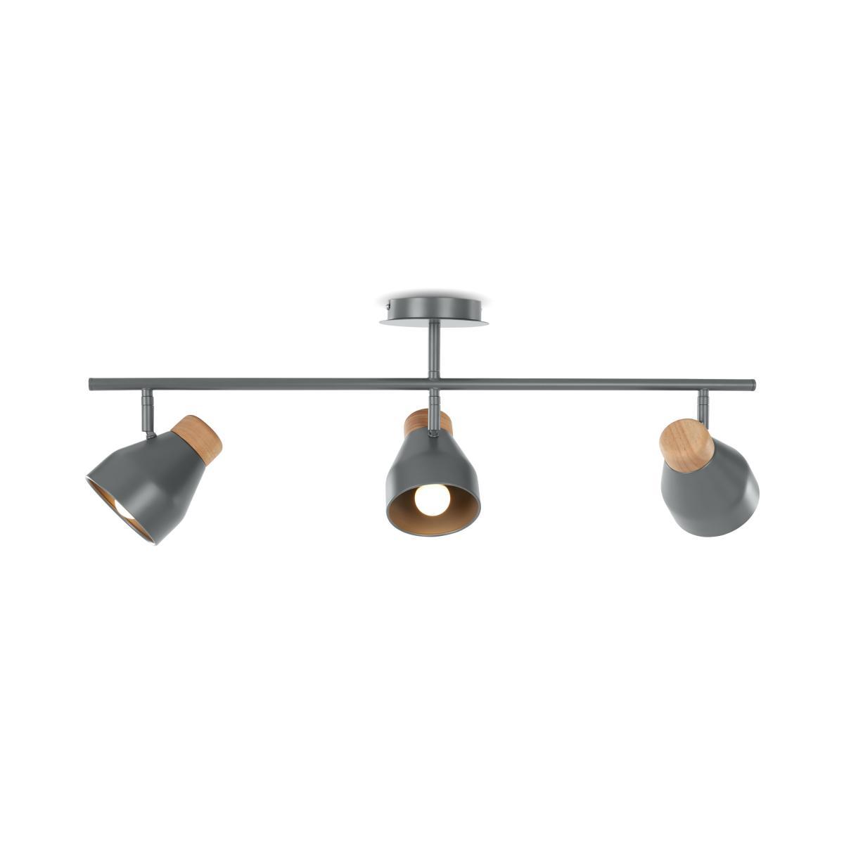 Albert Ceiling Spotlight Bar, Charcoal Grey – image 2