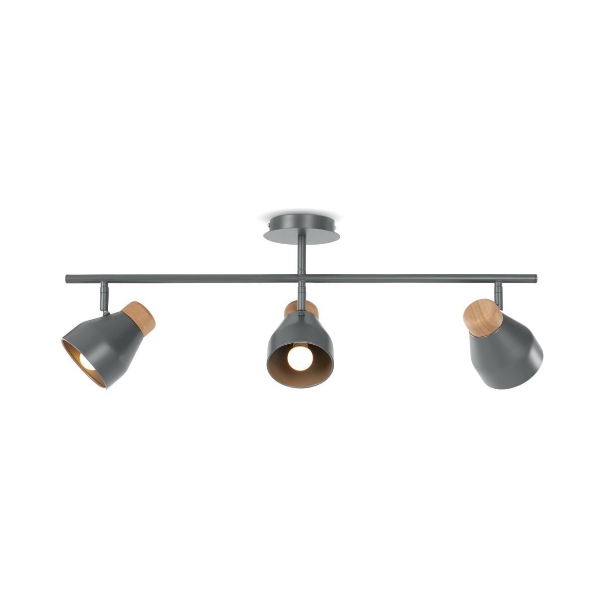 Albert Ceiling Spotlight Bar, Charcoal Grey – image 3