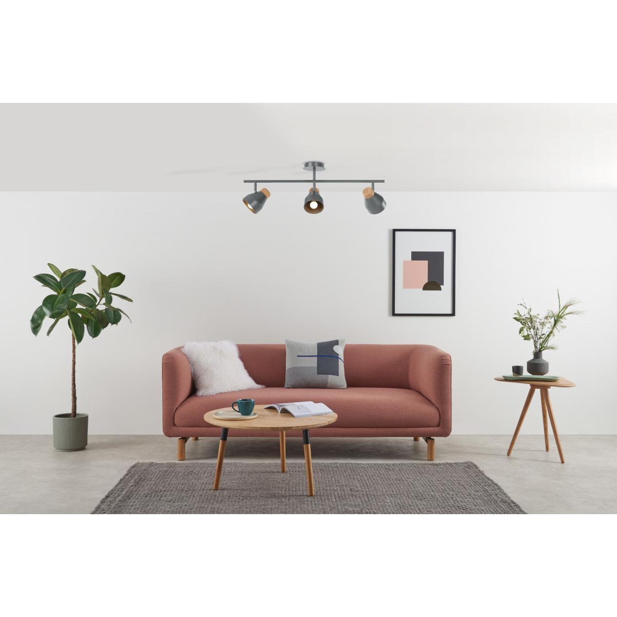Albert Ceiling Spotlight Bar, Charcoal Grey – image 4