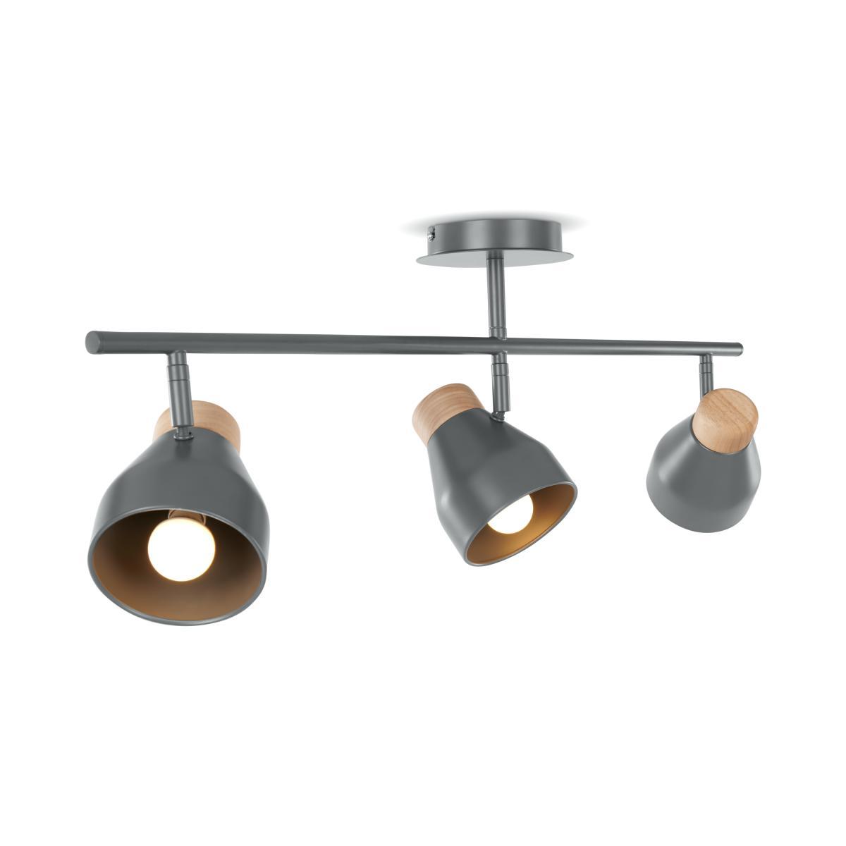 Albert Ceiling Spotlight Bar, Charcoal Grey – image 6
