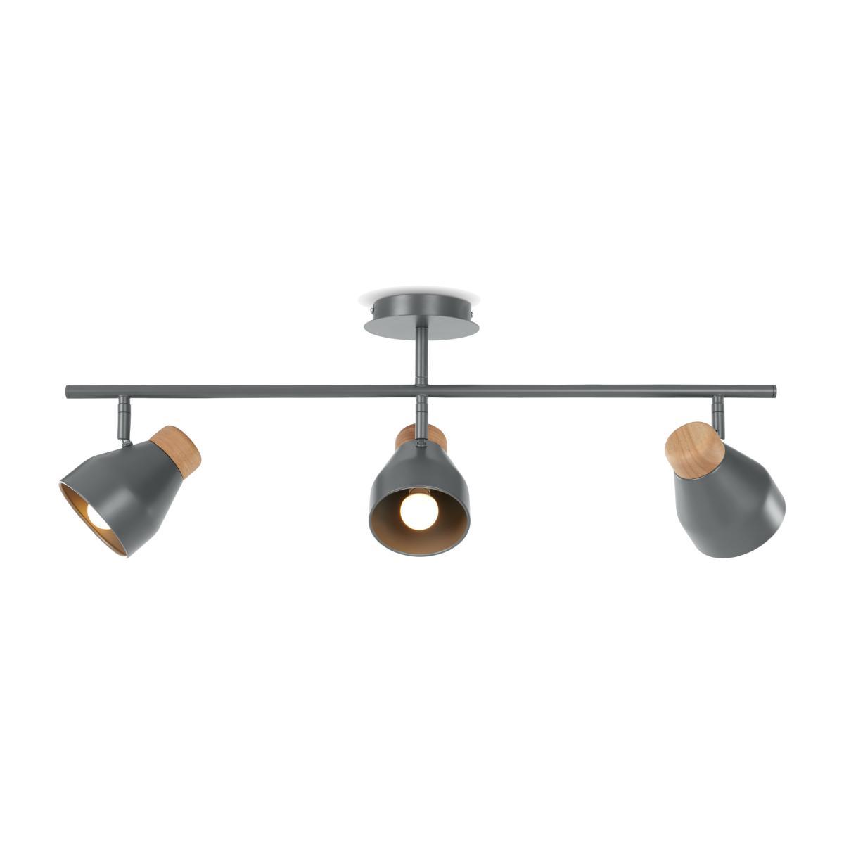 Albert Ceiling Spotlight Bar, Charcoal Grey – image 1