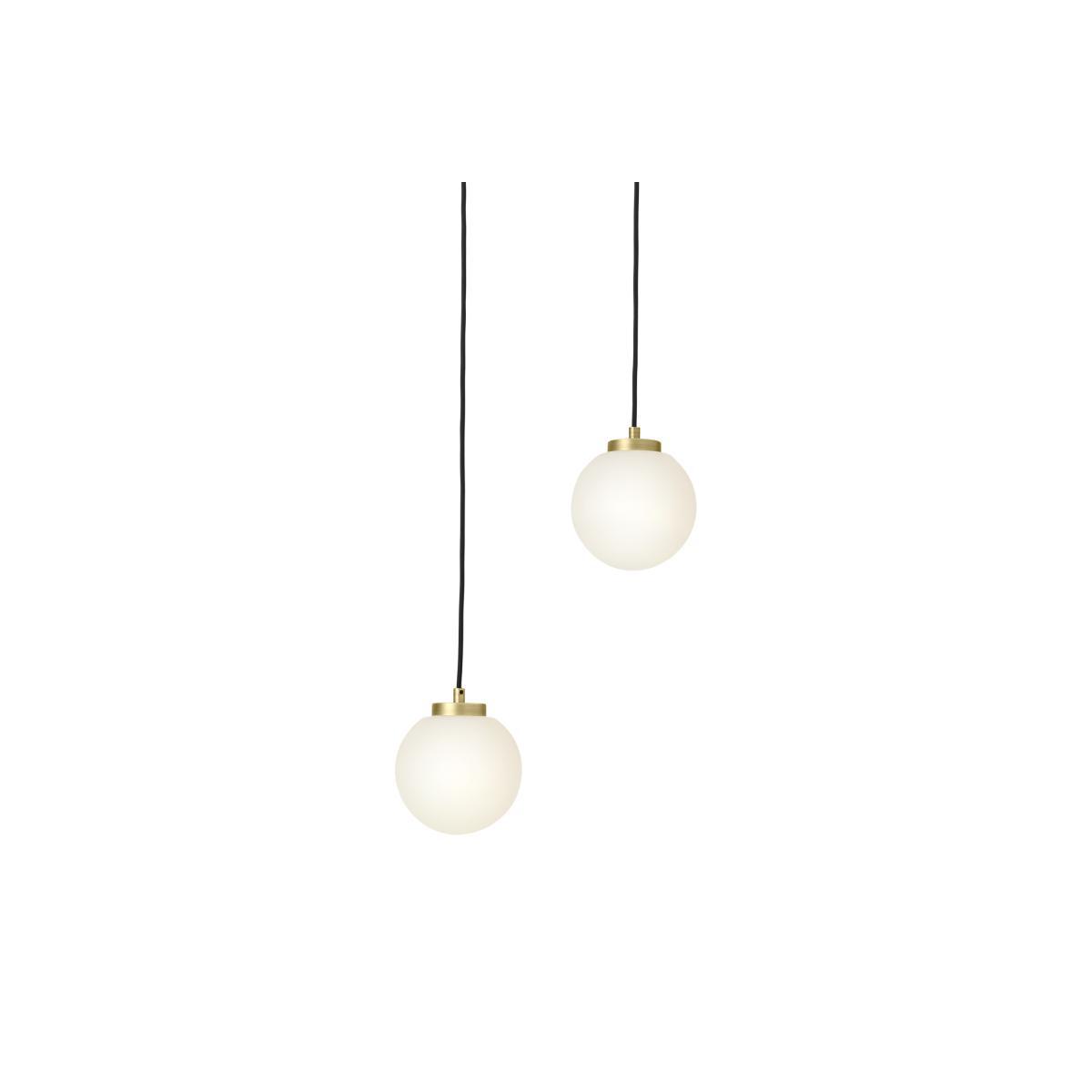 Nyro Pendant Lamp, Black & Antique Brass – image 3
