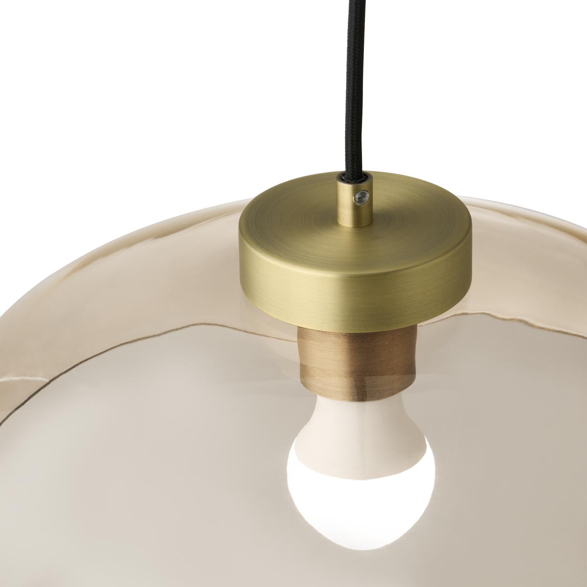 Avril Ceiling Light, Champagne Glass & Brushed Brass – image 11