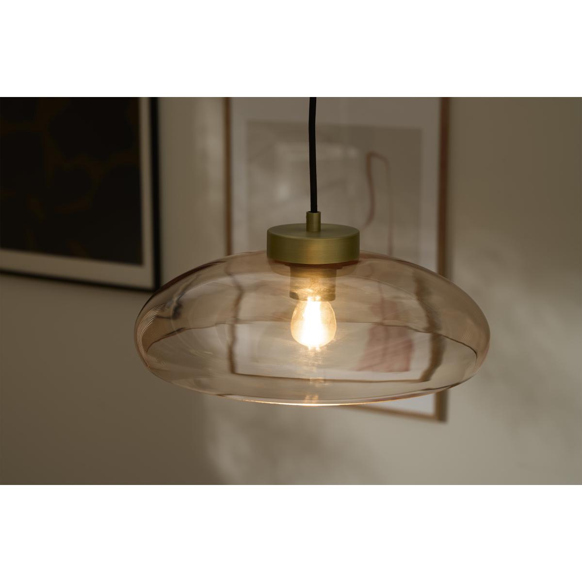 Avril Ceiling Light, Champagne Glass & Brushed Brass – image 4