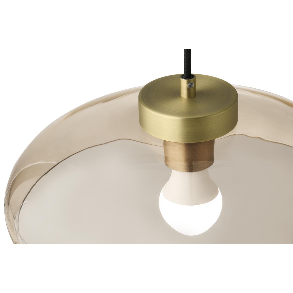 Avril Ceiling Light, Champagne Glass & Brushed Brass – image 6