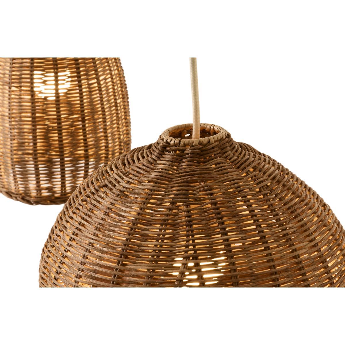 Georgia Cluster Ceiling Light, Natural Rattan – image 5