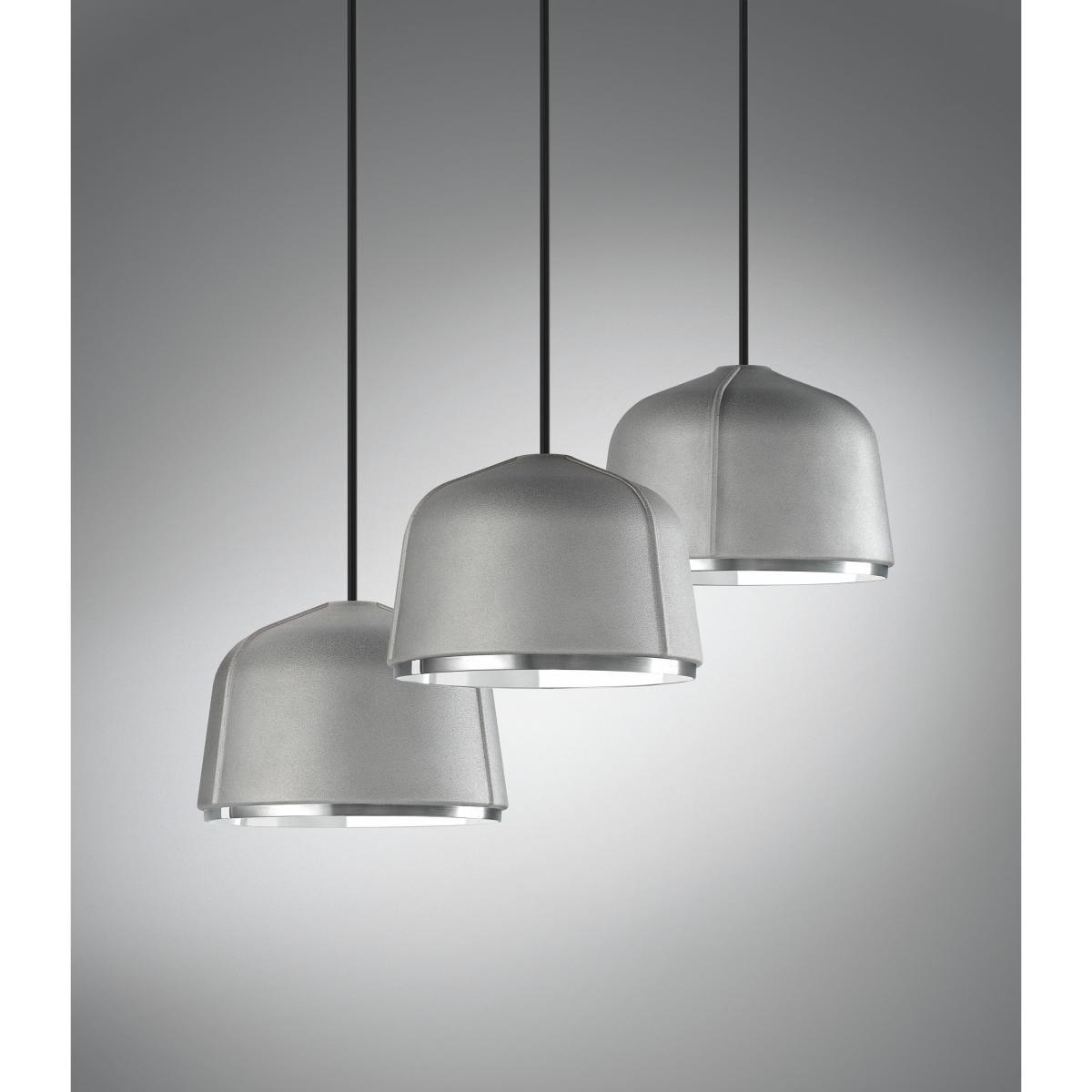 Arumi Pendant - LED / Ø 14 x H 10 cm by Foscarini Grey/Silver/Metal – image 2
