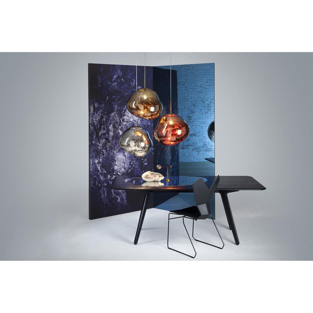 Melt Mini Pendant - Ø 27 cm by Tom Dixon Yellow/Gold/Metal – image 3