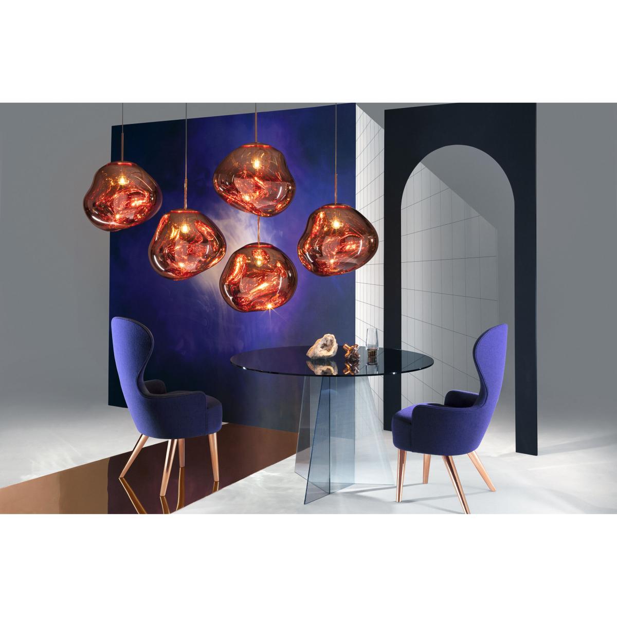 Melt Mini Pendant - Ø 27 cm by Tom Dixon Yellow/Gold/Metal – image 4