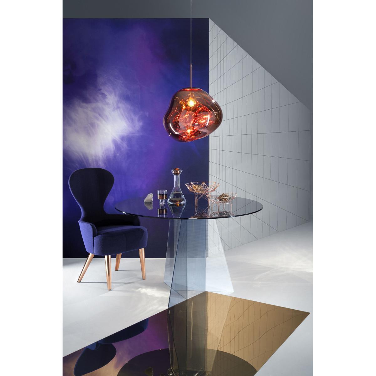 Melt Mini Pendant - Ø 27 cm by Tom Dixon Yellow/Gold/Metal – image 5