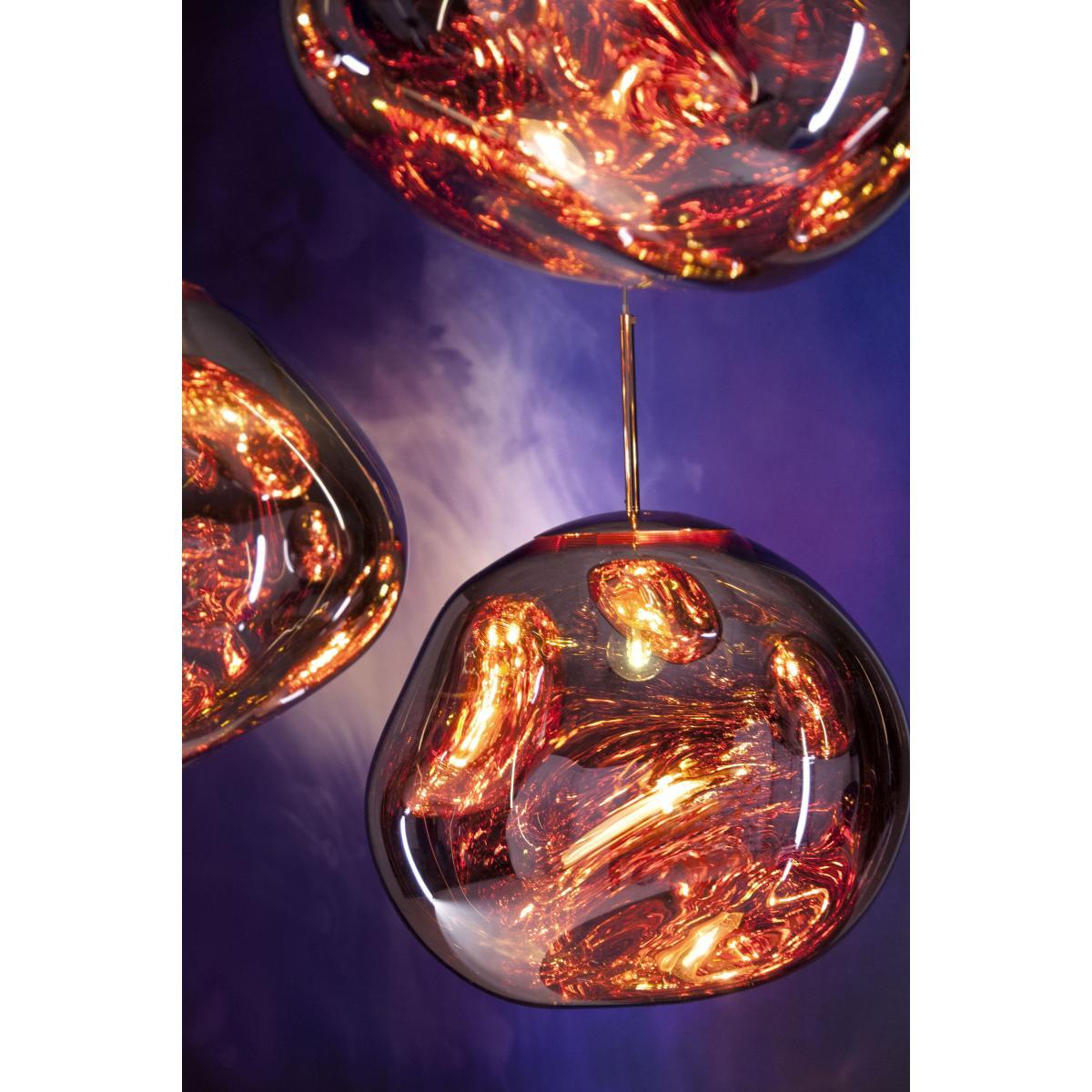 Melt Mini Pendant - Ø 27 cm by Tom Dixon Yellow/Gold/Metal – image 7