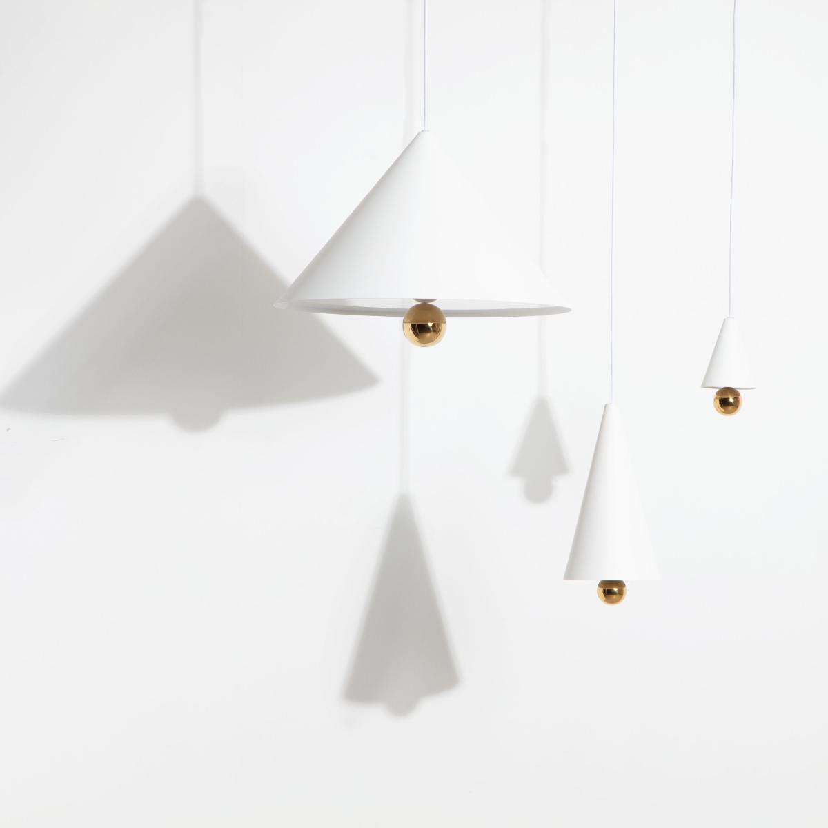 Cherry Small Pendant - / LED - Ø 16 x H 38 cm by Petite Friture White – image 2