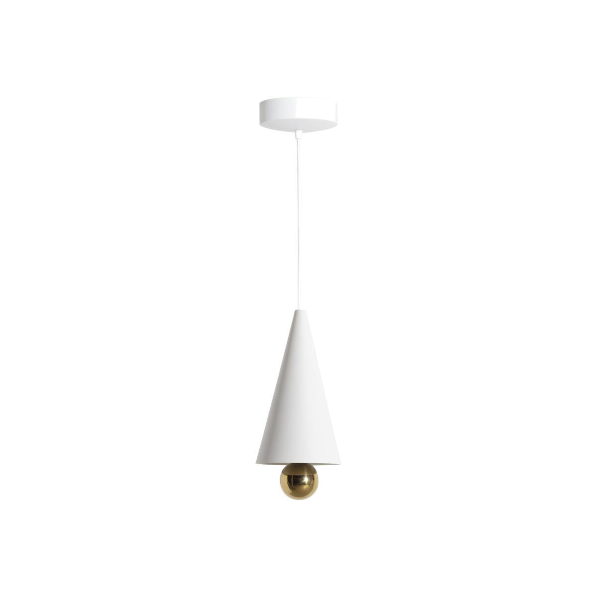 Cherry Small Pendant - / LED - Ø 16 x H 38 cm by Petite Friture White – image 1